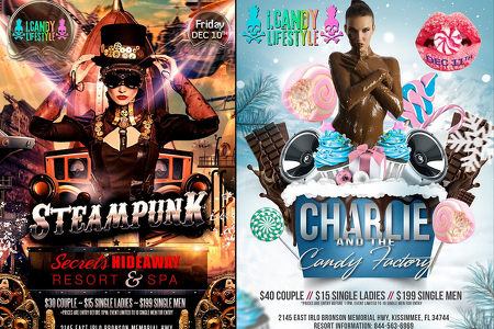 i.Candy STEAMPUNK/CHARLIE & THE CANDY FACTORY TAKEOVER, DECEMBER 10th & 11th, 2021