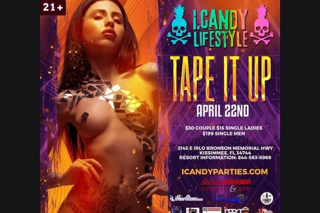 i.Candy @Secrets Hideaway, April 22nd & 23rd  FULL RESORT TAKEOVER (Tape it Up/Day of the Dead)